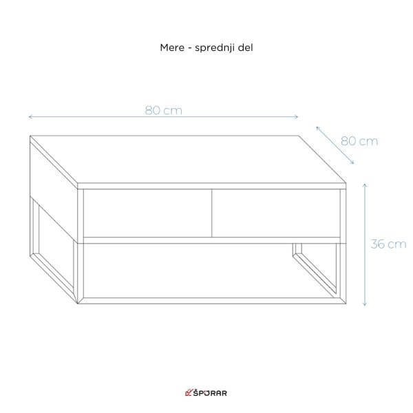 Moderna klubska mizica