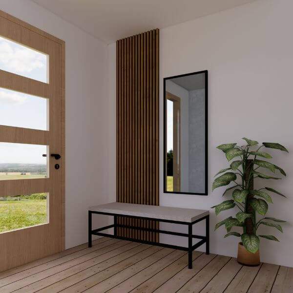 Dekorativne lamele v prostoru