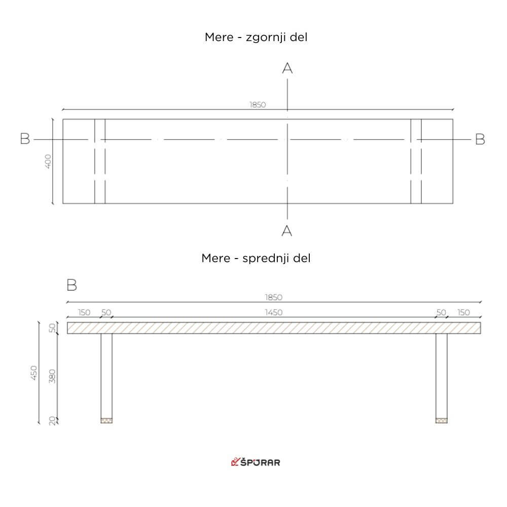 Klop v jedilnici Sara mere 2