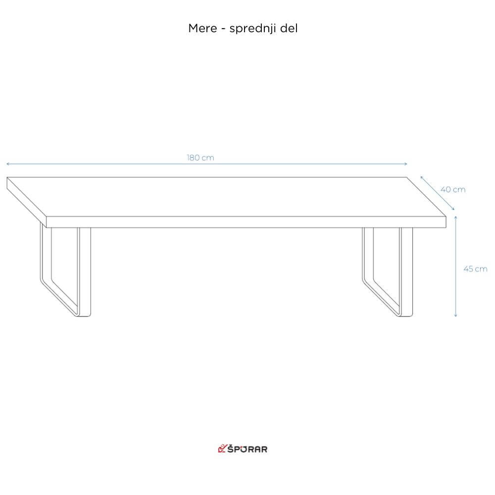 Klop v jedilnici Sara mere