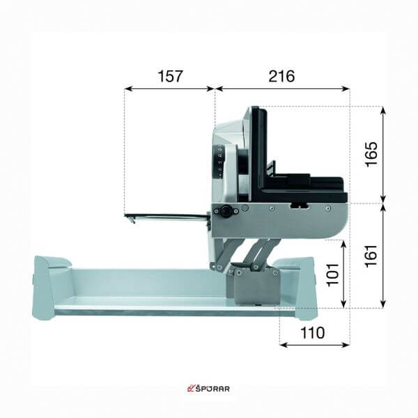 Vgradna salamoreznica mere